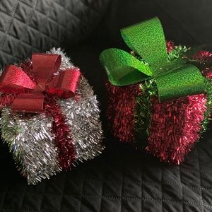 Christmas decorations for your tree. Presents.